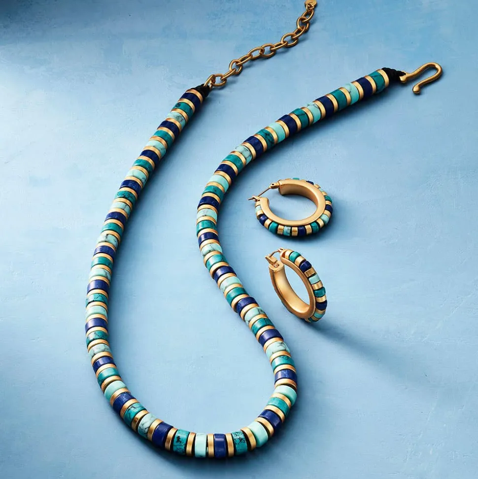 Earrings*The Met Store Middle Kingdom Cylindrical Bead Earrings