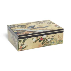 Decorative Accents*The Met Store Momoyama Cranes and Flowers Lacquer Box