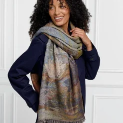 Scarves & Wraps*The Met Store Monet Bridge and Water Lilies Shawl