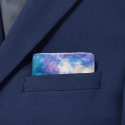 Small Accessories*The Met Store Monet Morning on the Seine Silk Pocket Square