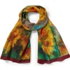Scarves & Wraps*The Met Store Monet Sunflowers Oblong Silk Scarf