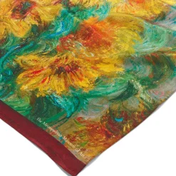 Scarves & Wraps*The Met Store Monet Sunflowers Oblong Silk Scarf
