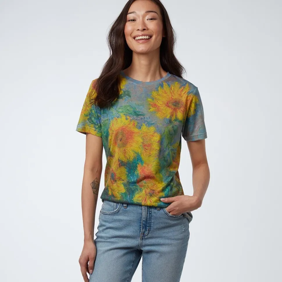 Clothing*The Met Store Monet Sunflowers Women's Tee