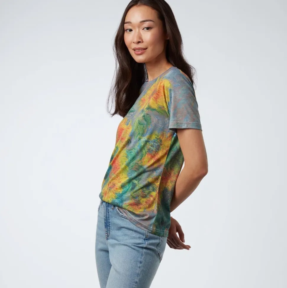Clothing*The Met Store Monet Sunflowers Women's Tee