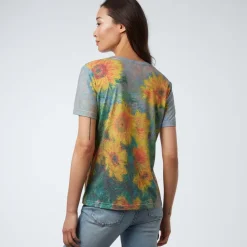 Clothing*The Met Store Monet Sunflowers Women's Tee