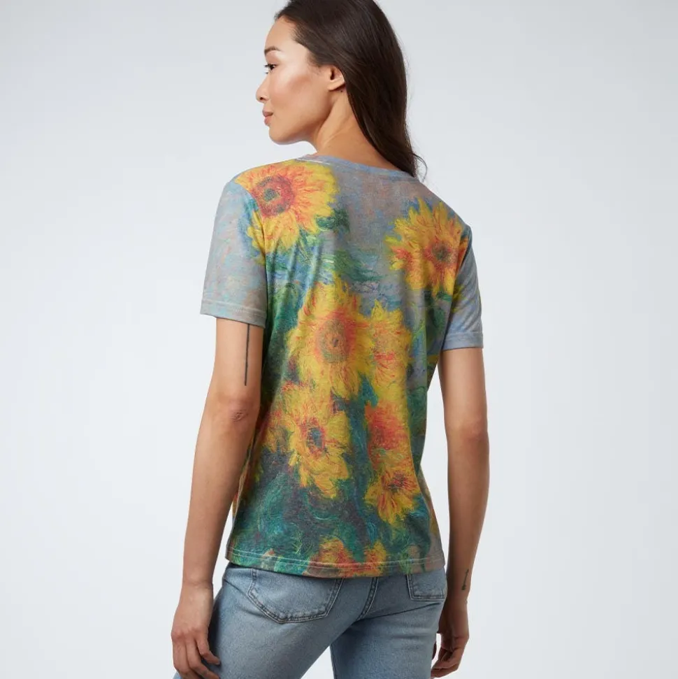Clothing*The Met Store Monet Sunflowers Women's Tee
