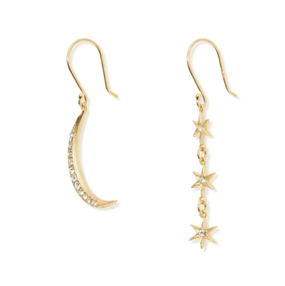 Earrings*The Met Store Moon and Stars Drop Earrings