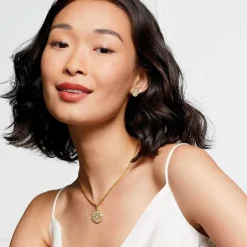 Necklaces*The Met Store Mother-of-Pearl Mosaic T-Bar Pendant Necklace