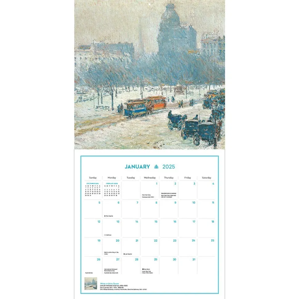 Calendars*The Met Store New York in Art Wall Calendar 2025