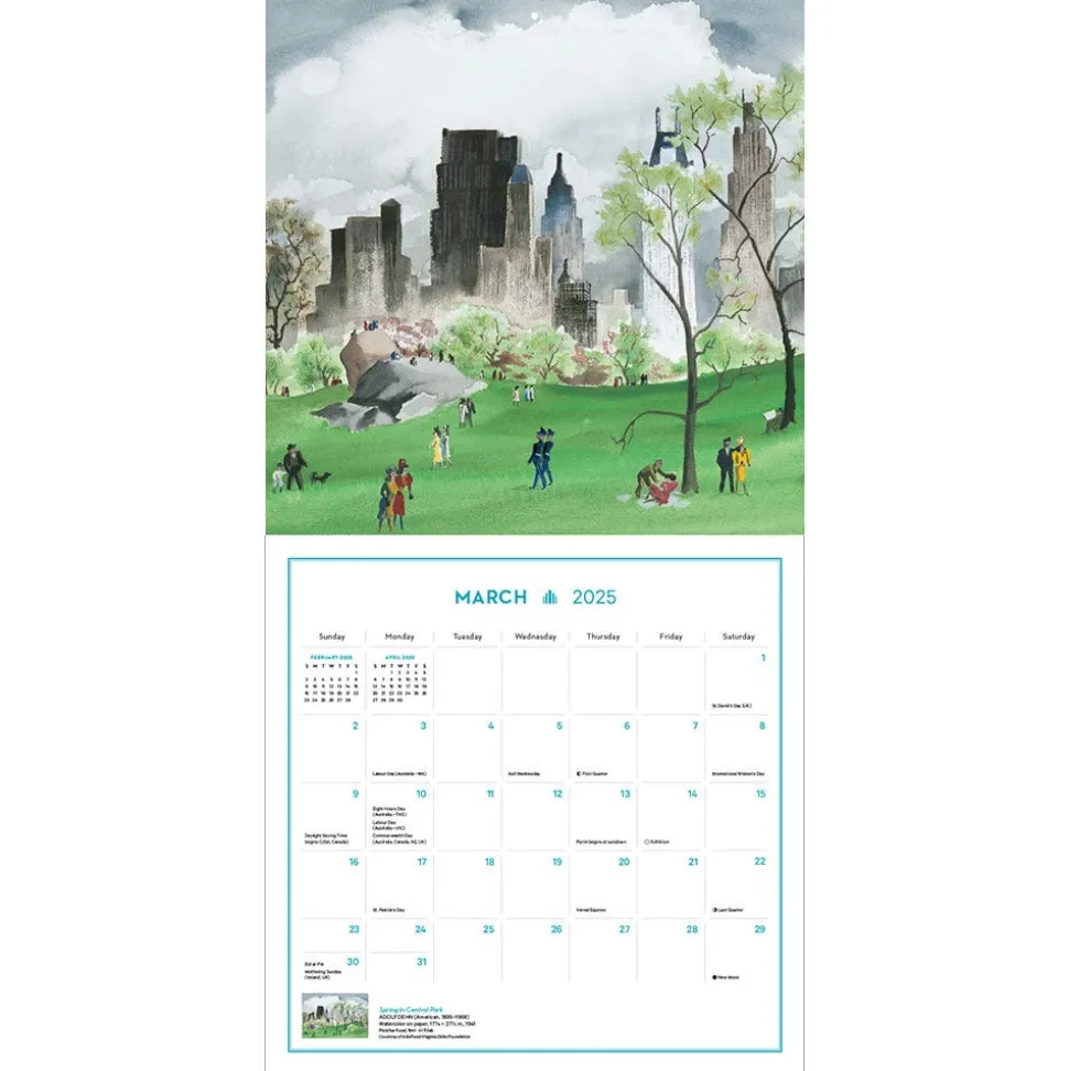 Calendars*The Met Store New York in Art Wall Calendar 2025