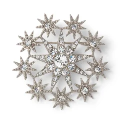 Pins & Brooches*The Met Store Ottoman Star Antiqued Silver Brooch