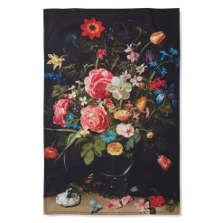 Decorative Accents*The Met Store Peeters Bouquet of Flowers Tea Towel
