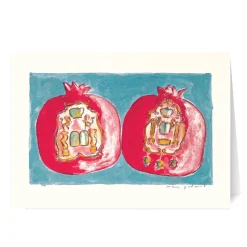 Holiday Cards*The Met Store Podwal: Pomegranate Rosh Hashanah Cards