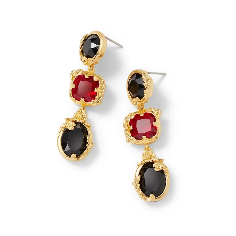 Earrings*The Met Store Rococo Motifs Drop Earrings