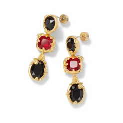 Earrings*The Met Store Rococo Motifs Drop Earrings