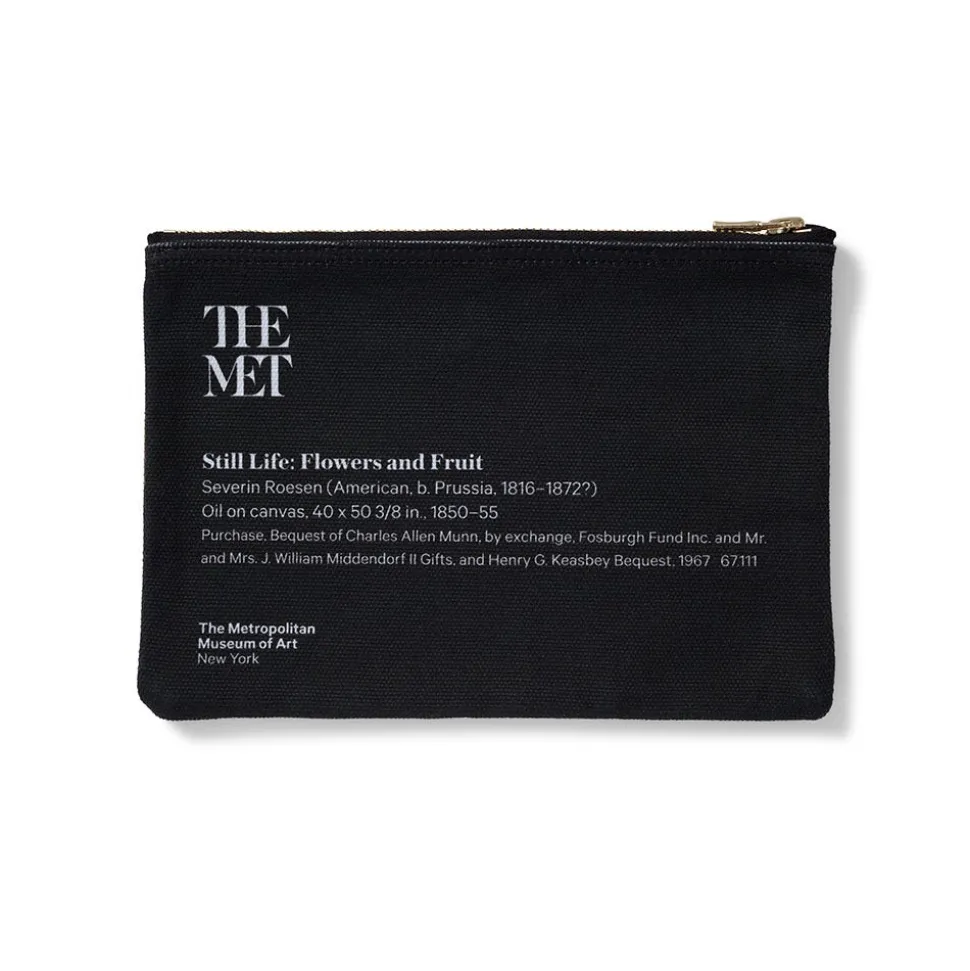 Bags*The Met Store Roesen Still Life Zip Pouch