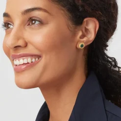 Earrings*The Met Store Roman Malachite Stud Earrings