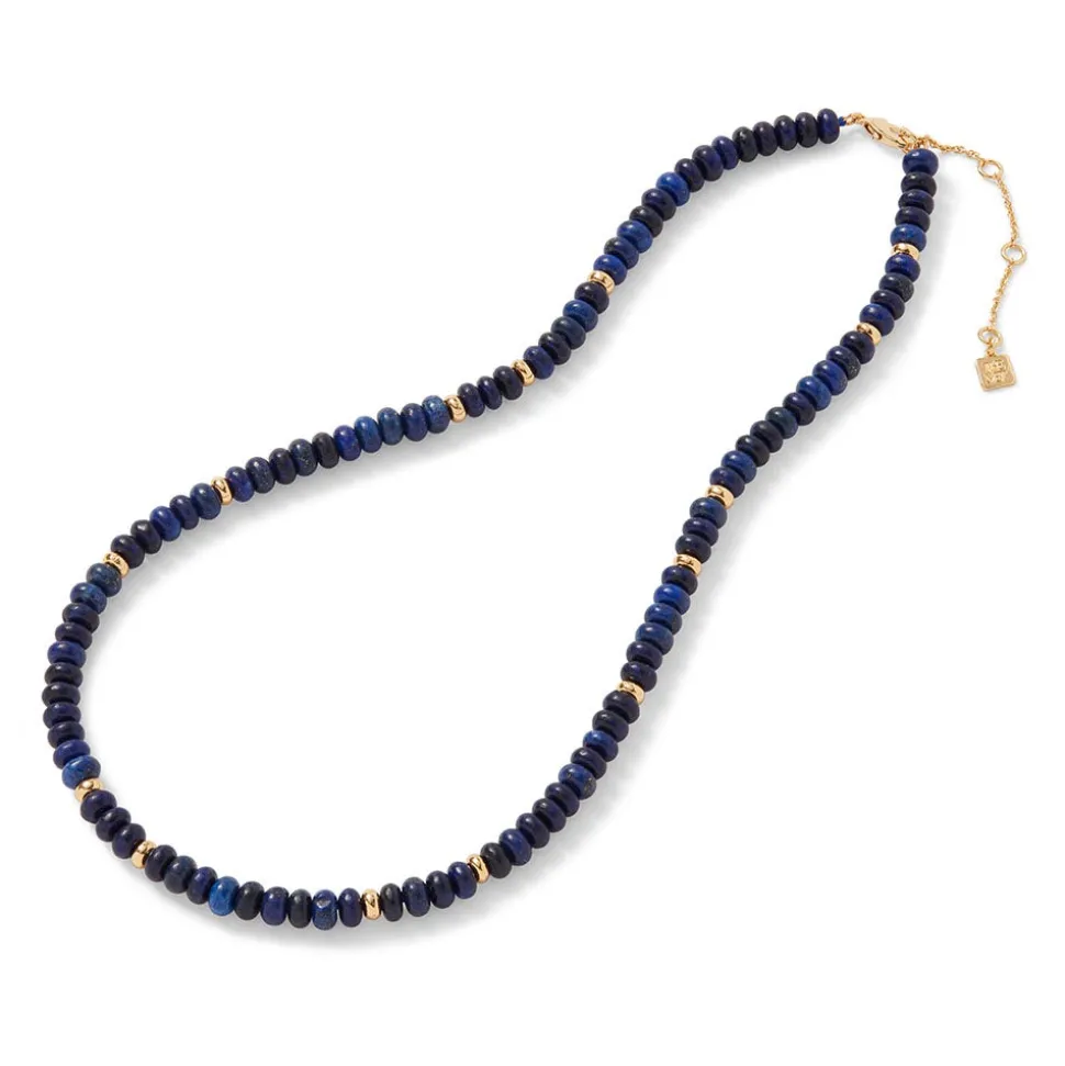 Necklaces*The Met Store Royal Egyptian Beaded Lapis Necklace