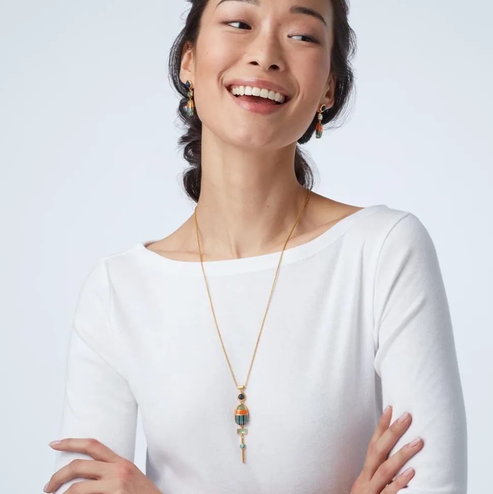 Necklaces*The Met Store Royal Scarab Lariat Necklace
