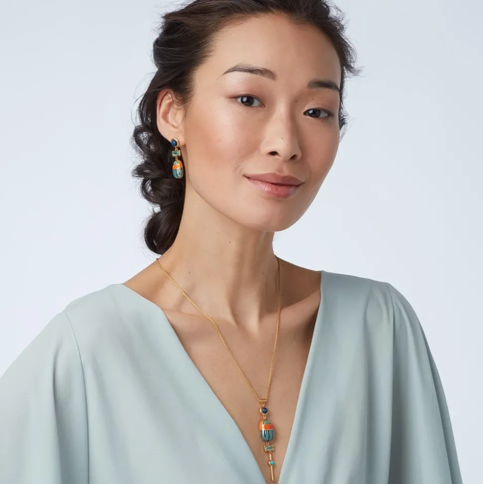 Necklaces*The Met Store Royal Scarab Lariat Necklace