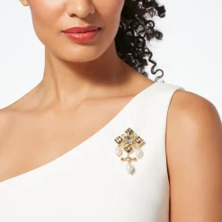 Pins & Brooches*The Met Store Royal Tudor Pearl Chandelier Brooch