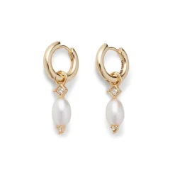 Earrings*The Met Store Royal Tudor Small Hoop Earrings with Pearls