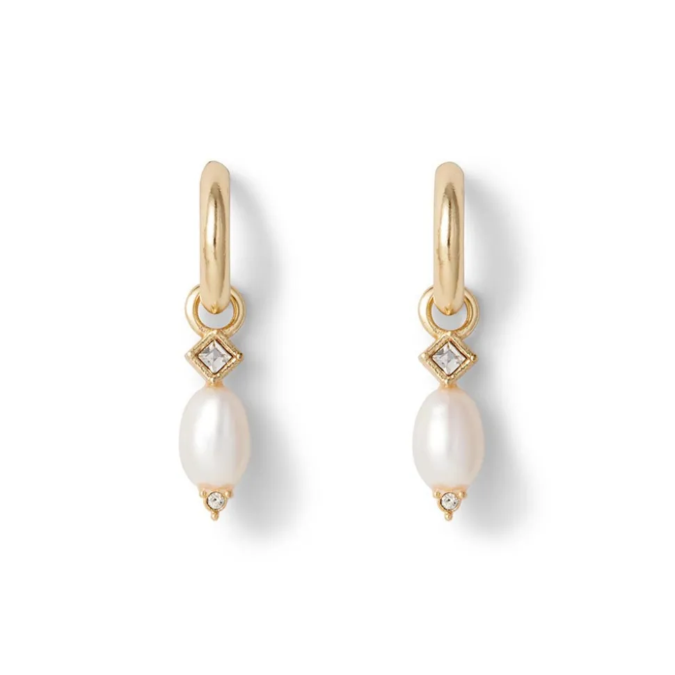 Earrings*The Met Store Royal Tudor Small Hoop Earrings with Pearls