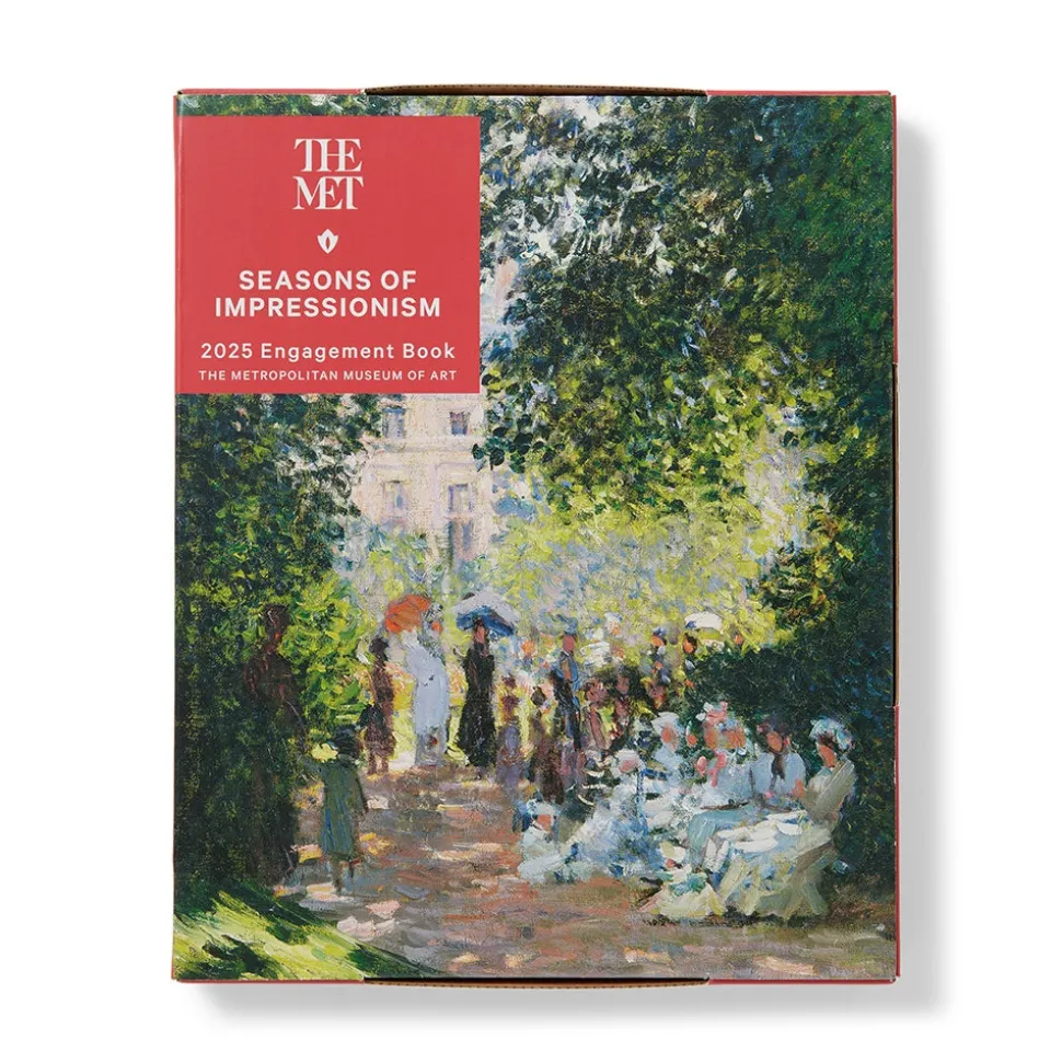 Calendars*The Met Store Seasons of Impressionism Spiral-Bound Engagement Calendar 2025