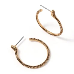 Earrings*The Met Store Serpentine Hoop Earrings