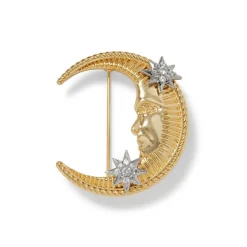 Pins & Brooches*The Met Store Spanish Day and Night Moon Brooch