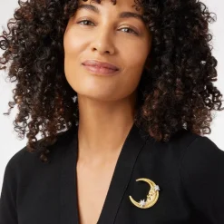 Pins & Brooches*The Met Store Spanish Day and Night Moon Brooch