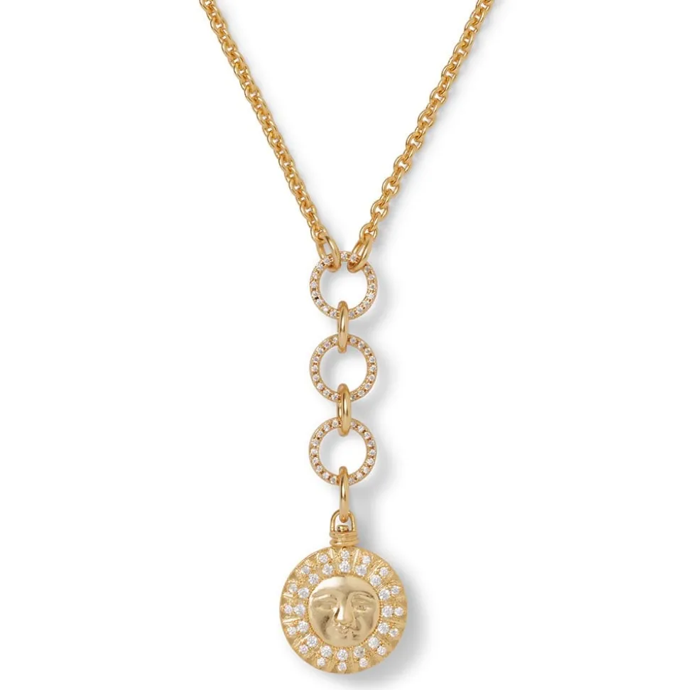 Necklaces*The Met Store Spanish Day and Night Reversible Lariat Pendant Necklace