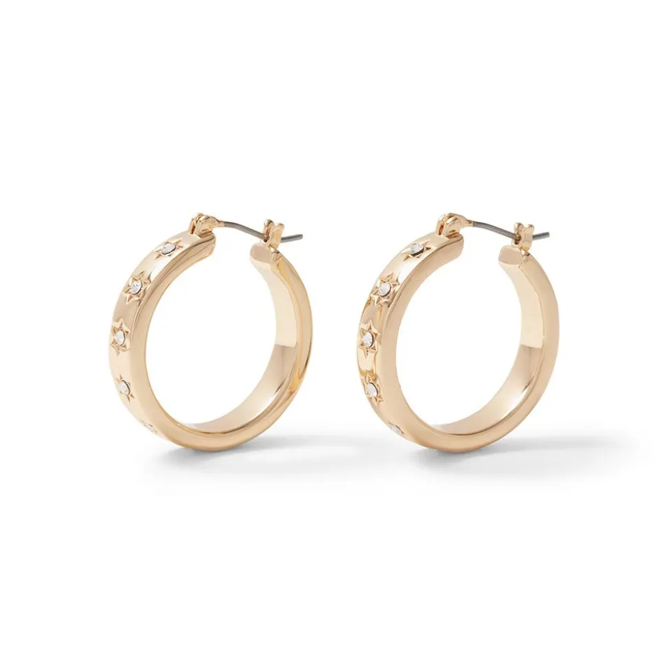 Earrings*The Met Store Star Hoop Earrings