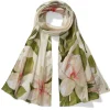Scarves & Wraps*The Met Store Studies of Magnolias Oblong Silk Scarf
