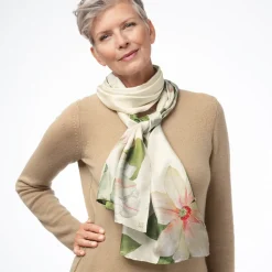 Scarves & Wraps*The Met Store Studies of Magnolias Oblong Silk Scarf