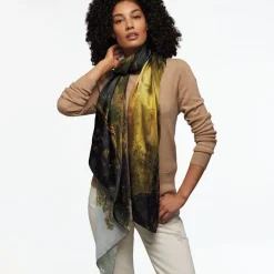 Scarves & Wraps*The Met Store Sublime Landscapes Durand Oversize Oblong Silk Scarf