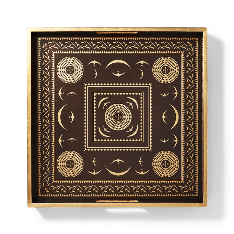Tableware|Decorative Accents*The Met Store Sumatran Symbols Lacquer Tray