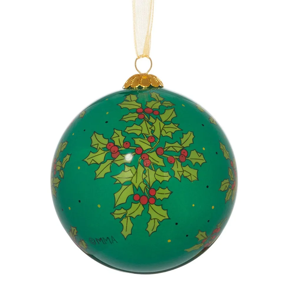 Ornaments*The Met Store Tait-Henson Angel of the Evergreens Hand-Painted Glass Ornament