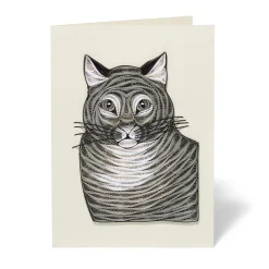 Notecards & Correspondence*The Met Store The Favorite Cat Quilled Card