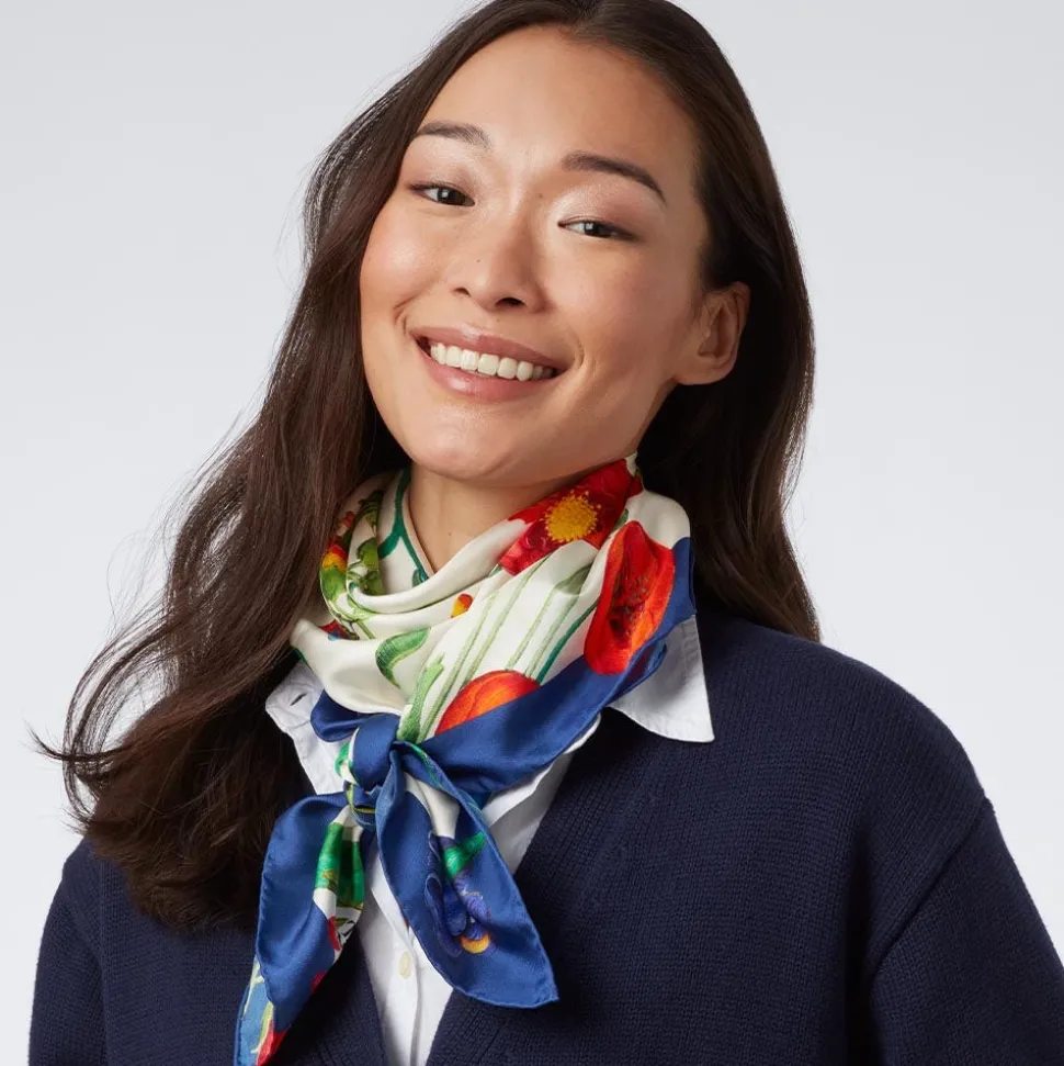 Scarves & Wraps*The Met Store The Met Cloisters Garden Square Silk Scarf
