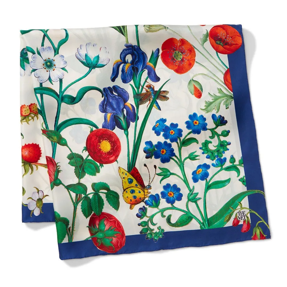 Scarves & Wraps*The Met Store The Met Cloisters Garden Square Silk Scarf