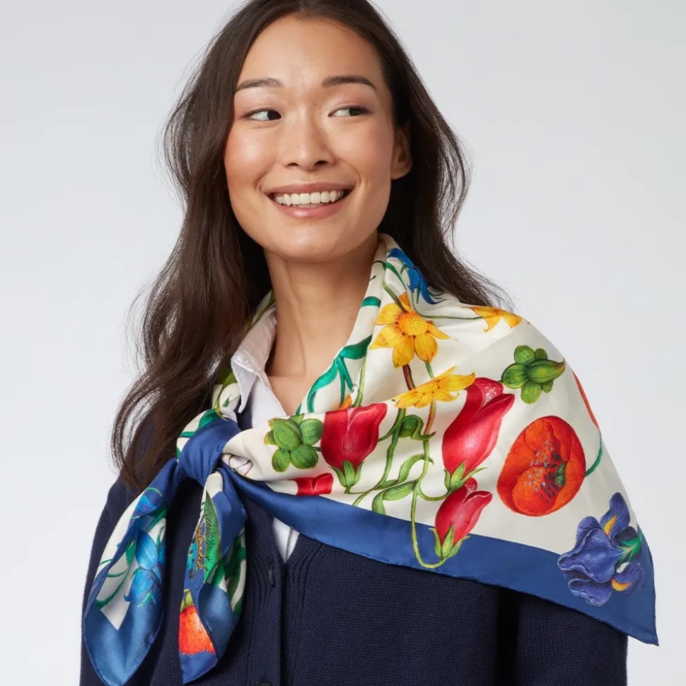Scarves & Wraps*The Met Store The Met Cloisters Garden Square Silk Scarf