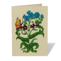 Notecards & Correspondence*The Met Store The Met Cloisters Garden Forget-Me-Not Quilled Card