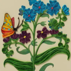 Notecards & Correspondence*The Met Store The Met Cloisters Garden Forget-Me-Not Quilled Card