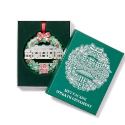 Ornaments*The Met Store The Met Facade Wreath Ornament