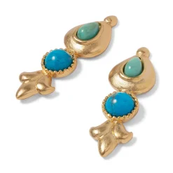 Earrings*The Met Store Tibetan Turquoise Drop Earrings