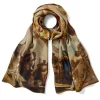 Scarves & Wraps*The Met Store Tiepolo Allegory of the Planets and Continents Oversize Unisex Oblong Silk Scarf