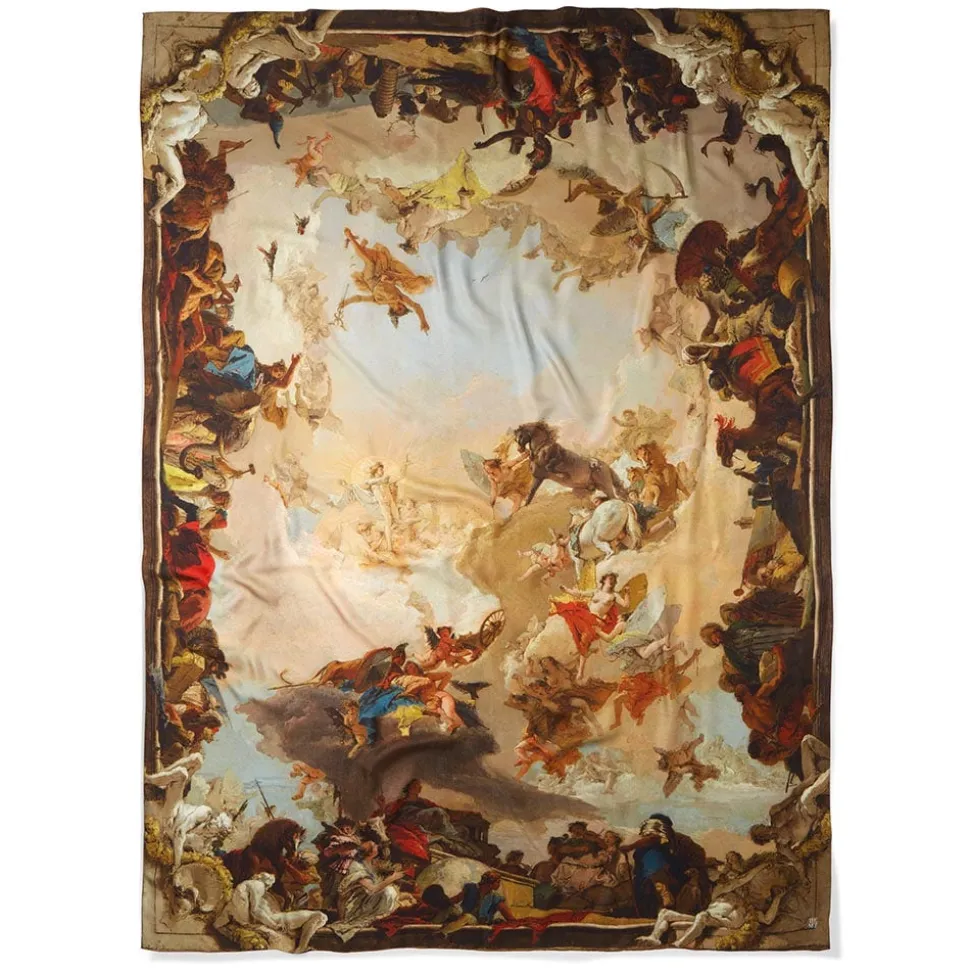 Scarves & Wraps*The Met Store Tiepolo Allegory of the Planets and Continents Oversize Unisex Oblong Silk Scarf