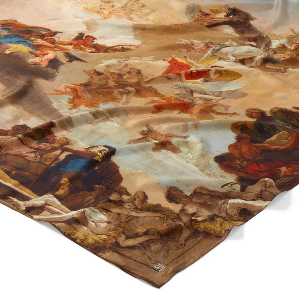 Scarves & Wraps*The Met Store Tiepolo Allegory of the Planets and Continents Oversize Unisex Oblong Silk Scarf