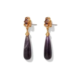 Earrings*The Met Store Turkish Amethyst Drop Earrings